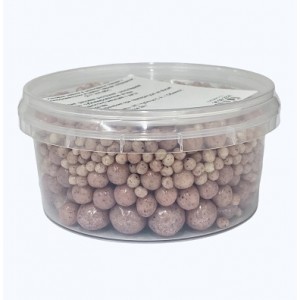 Рисовые шарики в шоколадной глазури с сублимированными ягодами "Чёрная смородина", (2-11 мм),(90г)