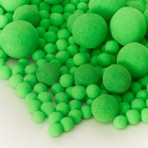 Сахарные шарики неоновые "Art of Paints" зеленый микс, 100 г