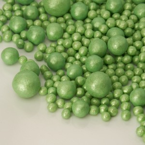 Сахарные шарики "Art of Paints" Зеленый лист, микс d2-20мм, 100 г