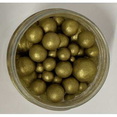 Сахарные шарики "Золото", размер микс, 100 г