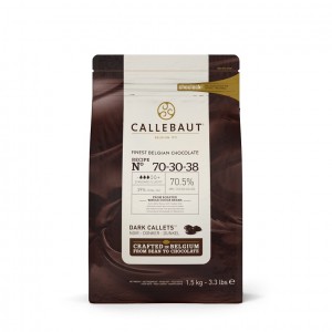 Шоколад горький "Callebaut" 70,5%, каллеты, (1 кг)
