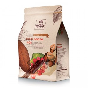 Шоколад молочный "Cacao Barry" GHANA 40%, каллеты 1 кг