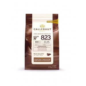 Шоколад молочный "Callebaut" 33,6%, каллеты, (1 кг)