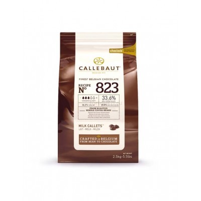 Шоколад молочный "Callebaut" 33,6%, каллеты, (2,5кг)