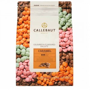 Шоколад молочный с карамелью "Callebaut" 31.4%, каллеты, (2,5 кг)