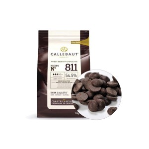 Шоколад тёмный "Callebaut" 54,5%, каллеты, (250 г)