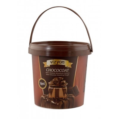 Шоколадная паста для моделирования Vizyon (темная) 1 кг
