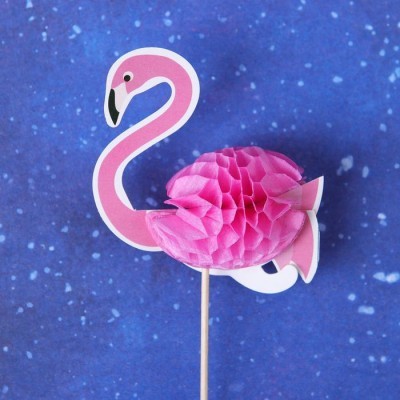 Шпажки "Розовый фламинго" (набор 6шт)