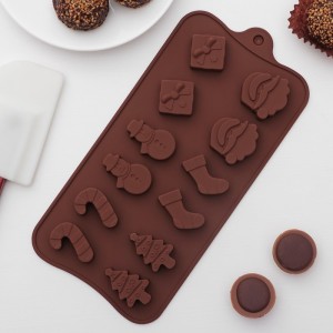 Силиконовая форма для шоколада "Новогодний"