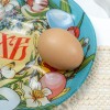 Стеклянная подставка на 8 яиц «Венок», 20,5 х 20,5 см