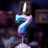 Свеча для торта "Космос" цифра 7