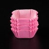 Тарталетки (для конфет), квадрат, 35*35мм, h 25 мм (50 шт) цвет розовый