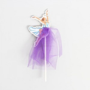 Топпер "Балерина" с фатином (фиолетовая юбка)