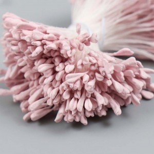 Тычинки для цветов "Серо-розовый" набор 360 шт длина 6 см   
